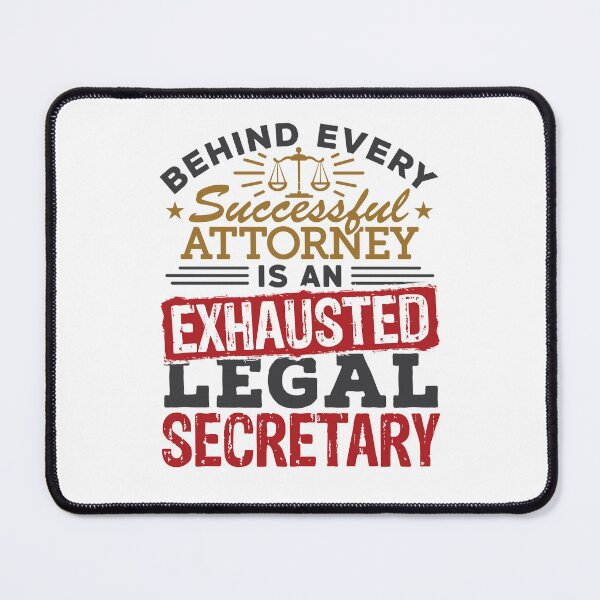 Item preview, Funny Exhausted Legal Secretary Law Firm  designed and sold by jaygo.