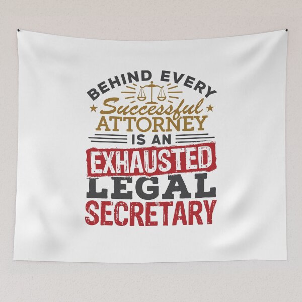 Item preview, Funny Exhausted Legal Secretary Law Firm  designed and sold by jaygo.