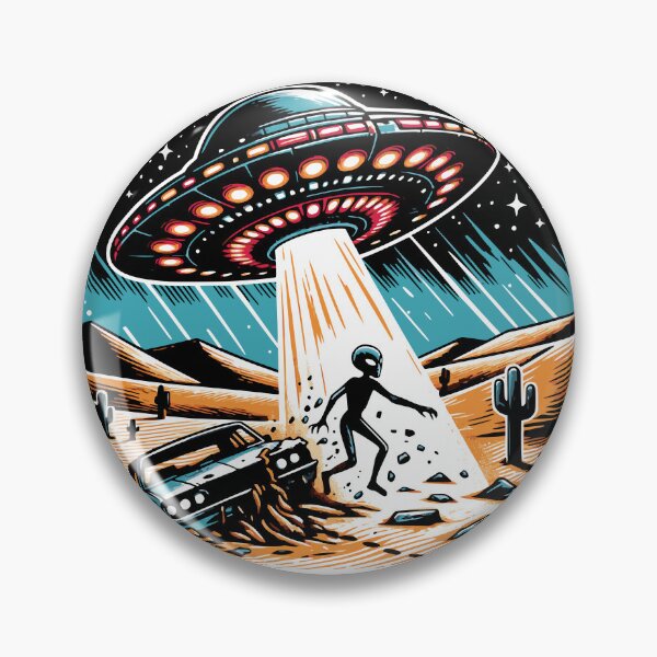 Item preview, UFO and Alien designed and sold by roswellboutique.