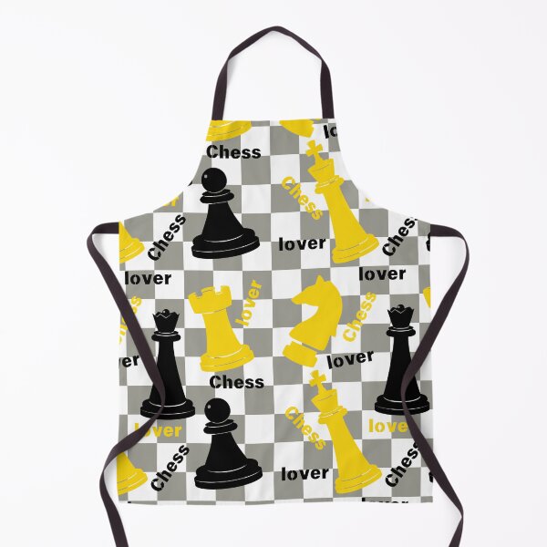 Item preview, Yellow Black Chess Board designed and sold by AlienTechs.