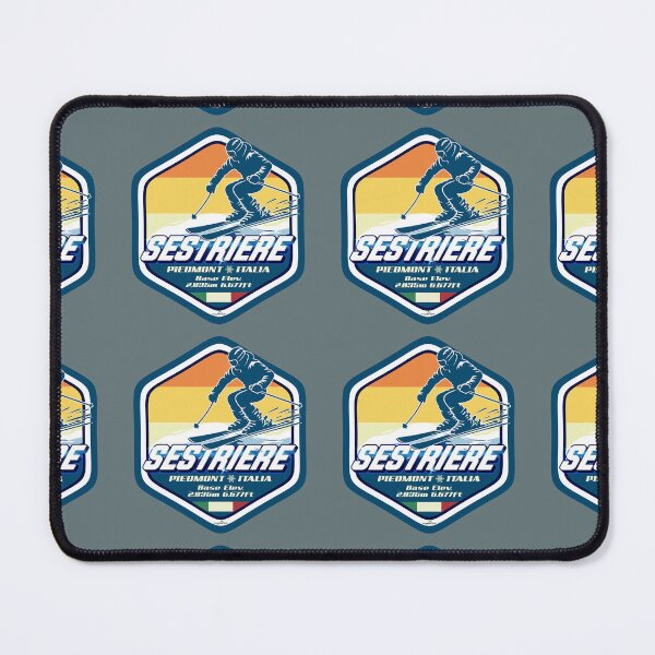 Item preview, Sestriere Italy Skiing Italian Alps Sticker T-Shirt 02 designed and sold by OuterShellUK.