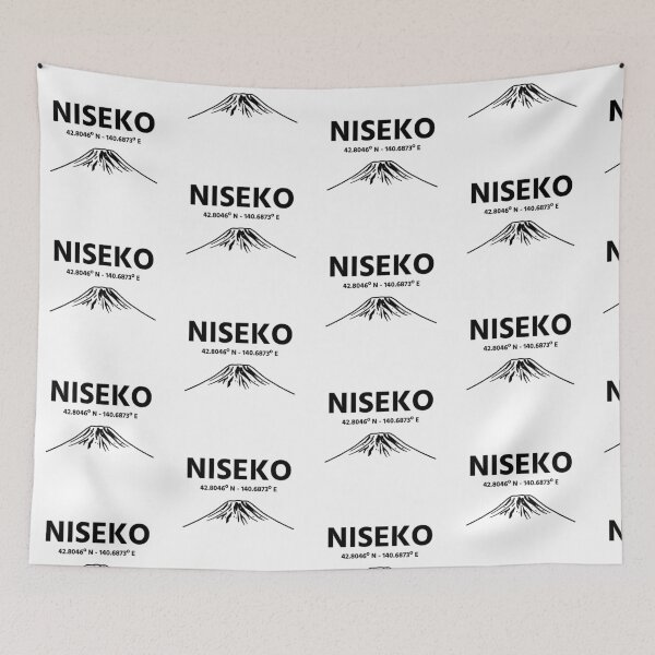 Item preview, NISEKO GPS Mt. Yotei - Black, Japan Hokkaido Niseko | Nagano Hakuba Snowboard Snowboarding Japow designed and sold by PawaPotto.