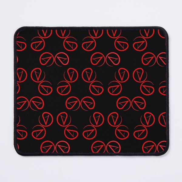 Item preview, Atheism Logo. Red, repeat pattern. Design No 4 designed and sold by Atheist-Heaven.