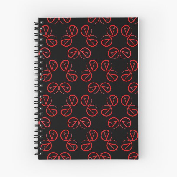 Item preview, Atheism Logo. Red, repeat pattern. Design No 4 designed and sold by Atheist-Heaven.