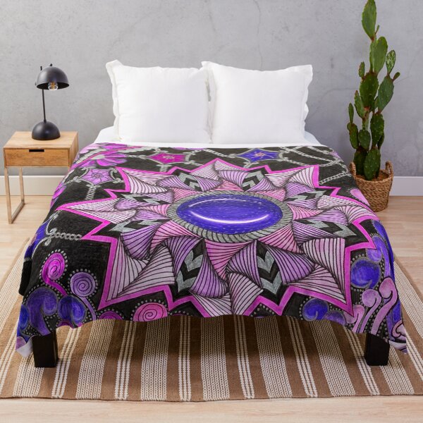 Item preview, Pink and purple paradox zentangle style texture designed and sold by Fantasyplus.