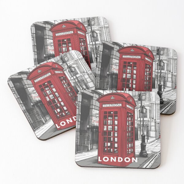 Item preview, London Telephone Booth designed and sold by GhumGham.