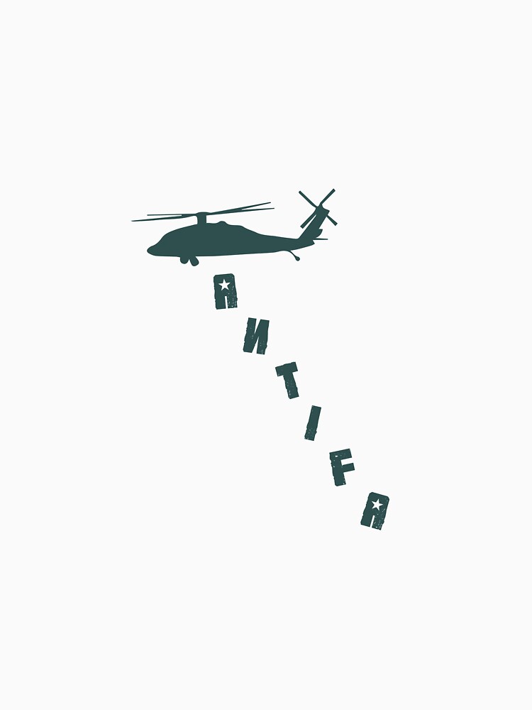Thumbnail 7 of 7, Classic T-Shirt, Antifa Helicopter designed and sold by shirtsales2.