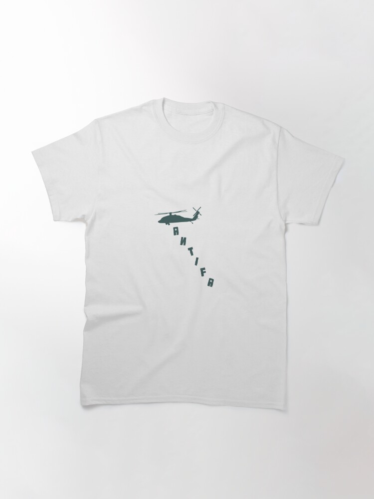 Thumbnail 2 of 7, Classic T-Shirt, Antifa Helicopter designed and sold by shirtsales2.