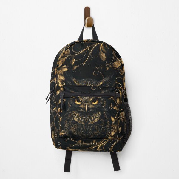 Item preview, Owl, black and gold designed and sold by Quotes-and-plus.