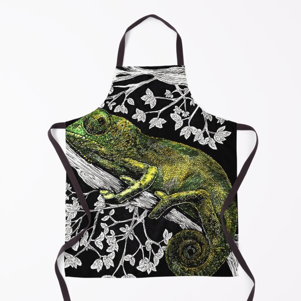 Item preview, Chameleon 2 Art Print, Original, Hand Drawn Chameleon in a Tree designed and sold by Kris Curran.