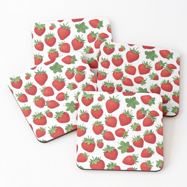 Item preview, Uplifting Strawberry Pattern designed and sold by NacreArt.