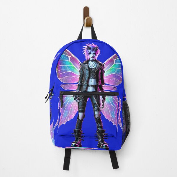 Item preview, Sylvie - Fairy Punk Girl with Iridescent Wings designed and sold by StarLeopard.