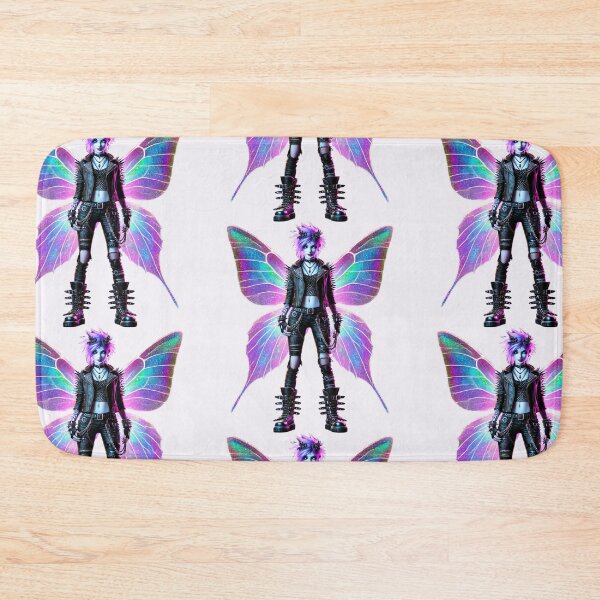 Item preview, Sylvie - Fairy Punk Girl with Iridescent Wings designed and sold by StarLeopard.