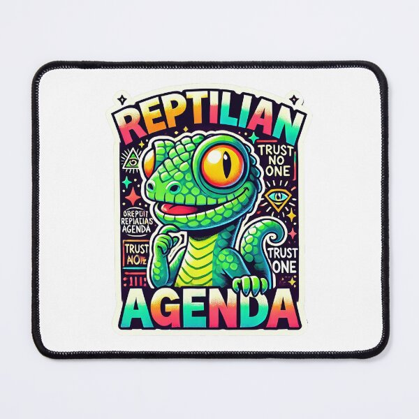 Item preview, Reptilian Conspiracy Artwork | Alien Lizard People Design designed and sold by supersanko.