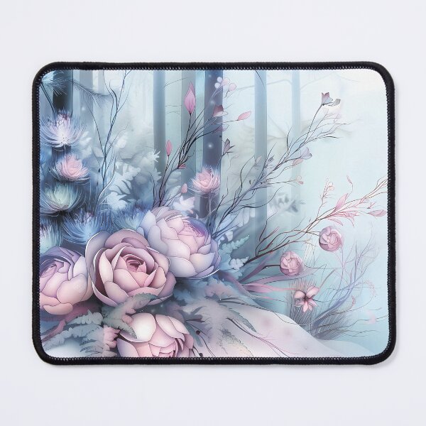 Item preview, Winter landscape.Floral pattern.Winter flowers on snow.Pastel colors. designed and sold by MagelliShop.
