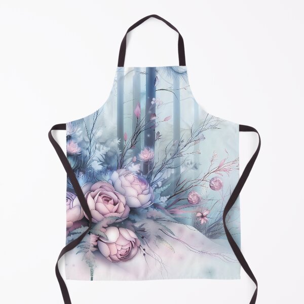 Item preview, Winter landscape.Floral pattern.Winter flowers on snow.Pastel colors. designed and sold by MagelliShop.