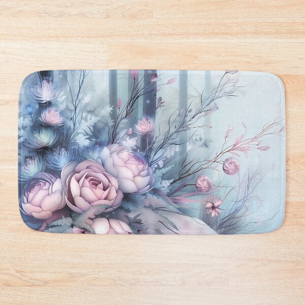 Item preview, Winter landscape.Floral pattern.Winter flowers on snow.Pastel colors. designed and sold by MagelliShop.