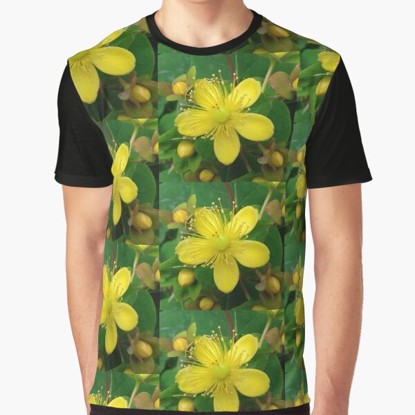 Yellow Flowers Graphic T-Shirt