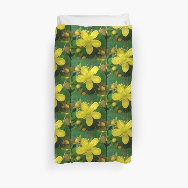 Yellow Flowers Duvet Cover