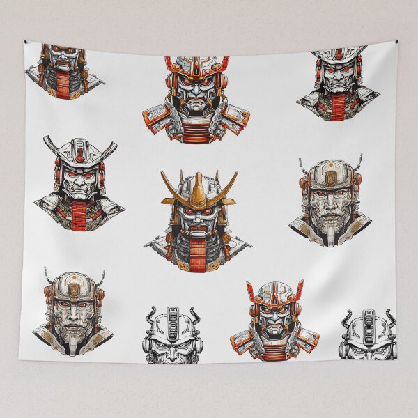Item preview, Techno-Samurai Guardian Pattern 1 designed and sold by Tom-Johnson.