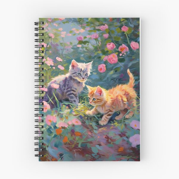 Item preview, Monet-Inspired Orange & Tabby Kittens designed and sold by vwcallais.