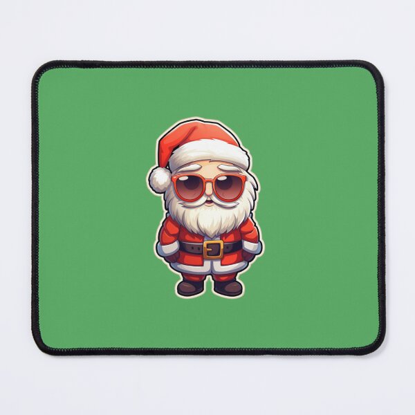 Item preview, Kawaii Cute Modern Santa Claus in Red Sunglasses designed and sold by KawaiiArtStyle.