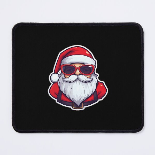 Item preview, Kawaii Cute Modern Santa Claus in Red Sunglasses designed and sold by KawaiiArtStyle.
