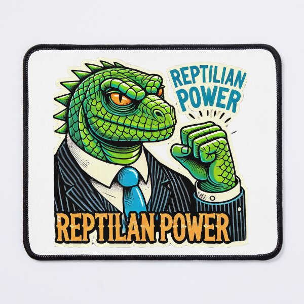 Item preview, Reptilian Conspiracy Artwork | Alien Lizard People Design designed and sold by supersanko.