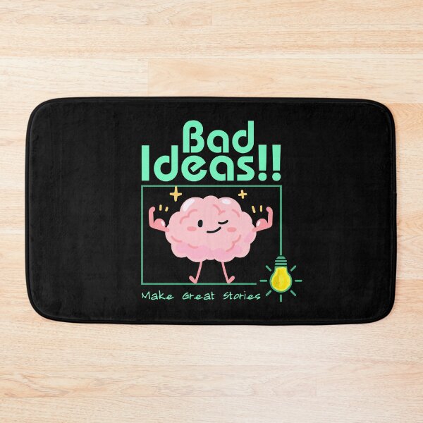 Item preview, Bad Ideas Make Great Stories - Funny Motivational Design - Blsck designed and sold by danfreeze.