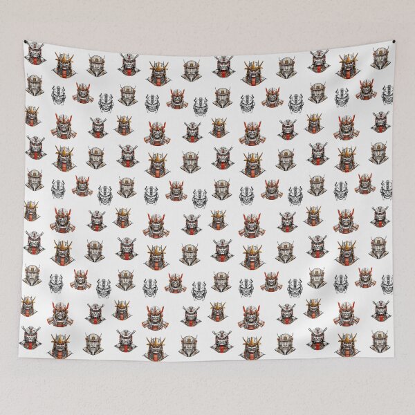 Item preview, Techno-Samurai Guardian Pattern 3 designed and sold by Tom-Johnson.