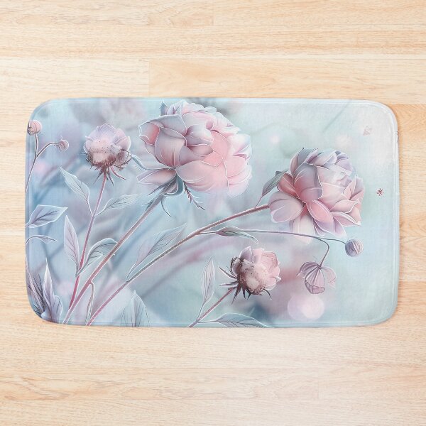 Item preview, Winter landscape.Floral pattern.Winter flowers on snow.Pastel colors. designed and sold by MagelliShop.