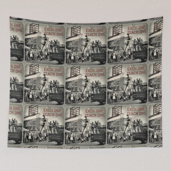 Item preview, Each One Teach One - tribute to Harlem's basketball culture at Rucker Park designed and sold by Fanaticos.