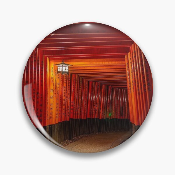 Item preview, Tori of Fushimi Inari Taisha at night - Kyoto - Japan designed and sold by Evasionrebelle.