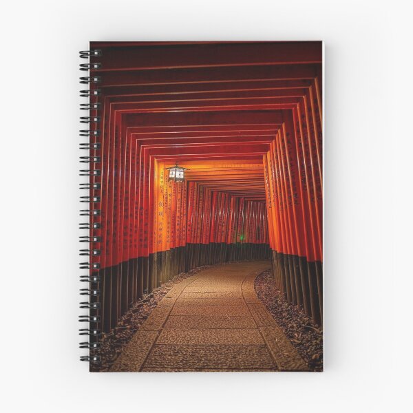 Item preview, Tori of Fushimi Inari Taisha at night - Kyoto - Japan designed and sold by Evasionrebelle.