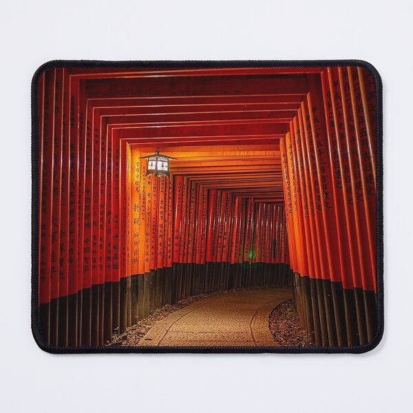 Item preview, Tori of Fushimi Inari Taisha at night - Kyoto - Japan designed and sold by Evasionrebelle.
