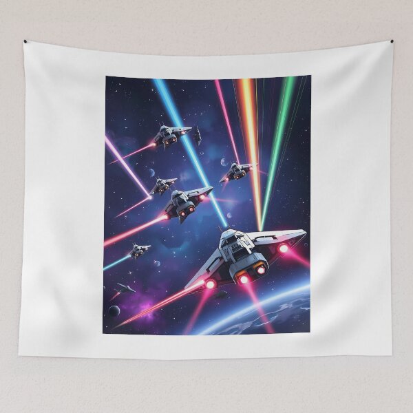Item preview, Epic Starfighter Battles in Deep Space Planets Star designed and sold by ART ATTACK ZONE.