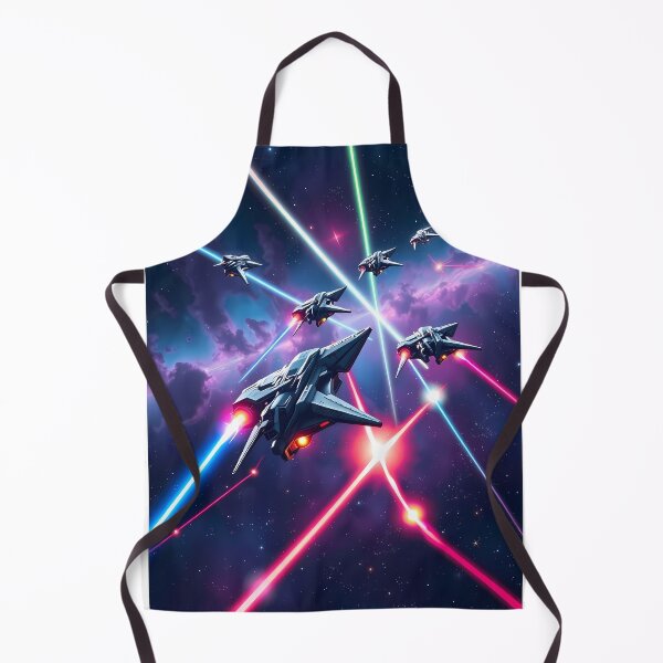 Item preview, Scifi Starfighter Battles Art Deep Space Planets Star designed and sold by ART ATTACK ZONE.