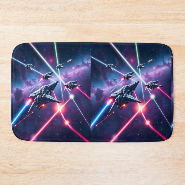 Item preview, Scifi Starfighter Battles Art Deep Space Planets Star designed and sold by ART ATTACK ZONE.