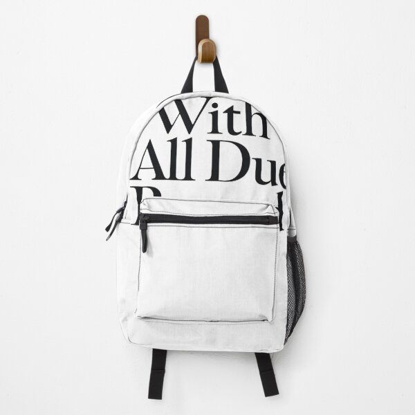 Item preview, With All Due Regard designed and sold by SignumShop.