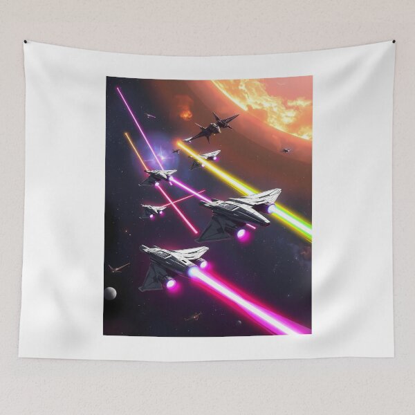 Item preview, Art Starfighter Battles in Deep Space Planets Star designed and sold by ART ATTACK ZONE.