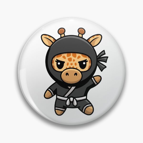 Item preview, Cute Ninja Giraffe designed and sold by PMCreative.