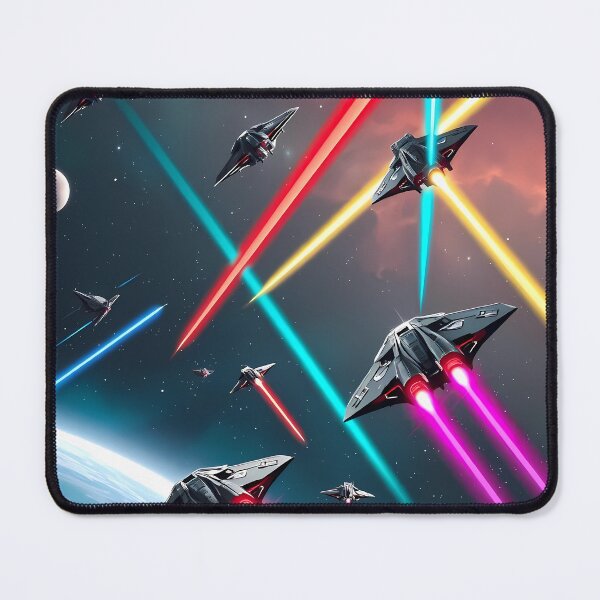 Item preview, Design Starfighter Battles Print Deep Space Planets Star designed and sold by ART ATTACK ZONE.