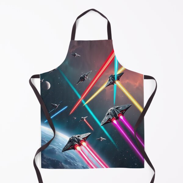 Item preview, Design Starfighter Battles Print Deep Space Planets Star designed and sold by ART ATTACK ZONE.
