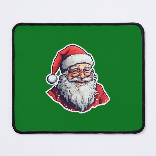 Item preview, Cute Retro Santa Claus in Red Christmas Hat designed and sold by KawaiiArtStyle.