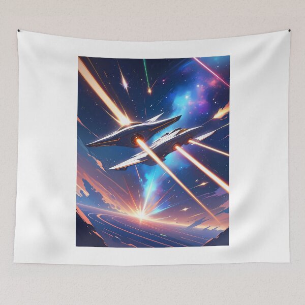 Item preview, Adventure Starfighter Battles in Deep Space Planets Star designed and sold by ART ATTACK ZONE.