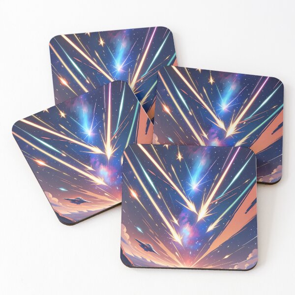 Item preview, Comic Starfighter Battles Anime Deep Space Planets Star designed and sold by ART ATTACK ZONE.