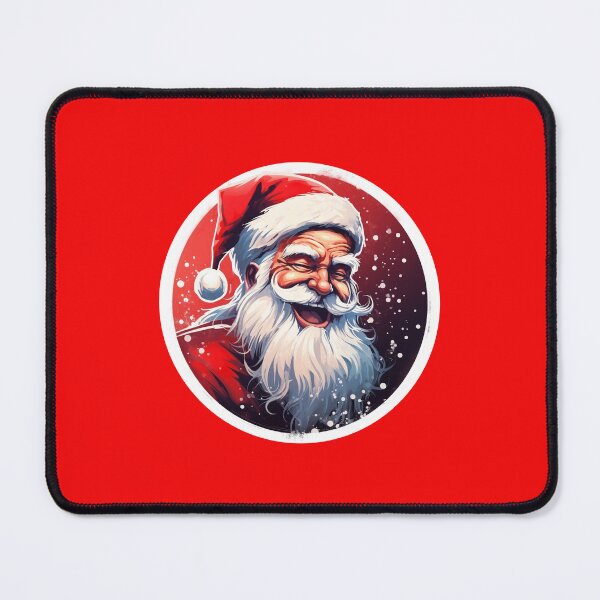 Item preview, Cute Retro Santa Claus in Red Christmas Hat designed and sold by KawaiiArtStyle.