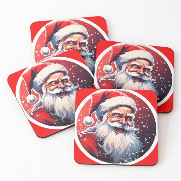 Item preview, Cute Retro Santa Claus in Red Christmas Hat designed and sold by KawaiiArtStyle.