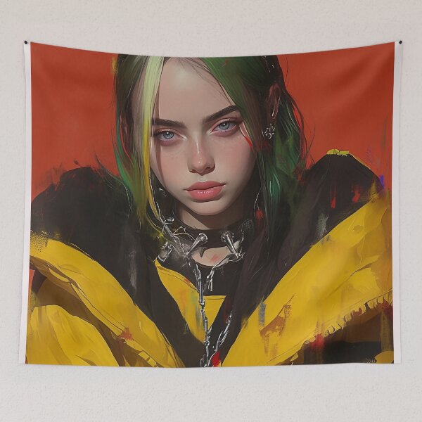 Item preview, Billie's hair inspired avatar designed and sold by Nowshin Tasnim.