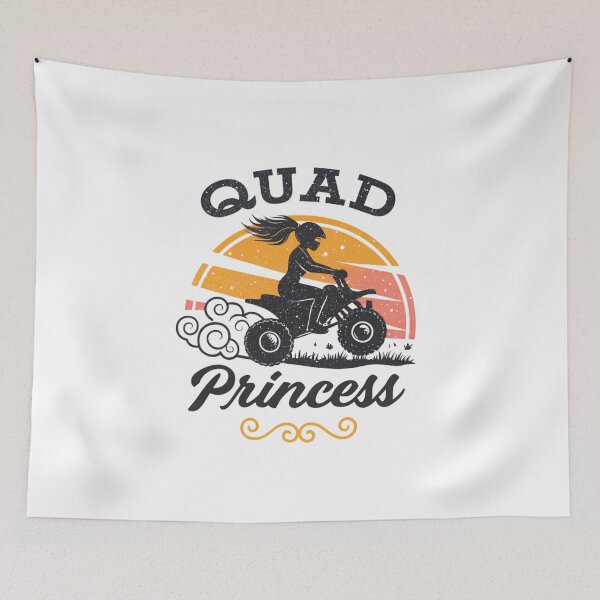 Item preview, Quad Princess: Off-Road Brap Girl ATV Adventure designed and sold by Colorful-Garden.